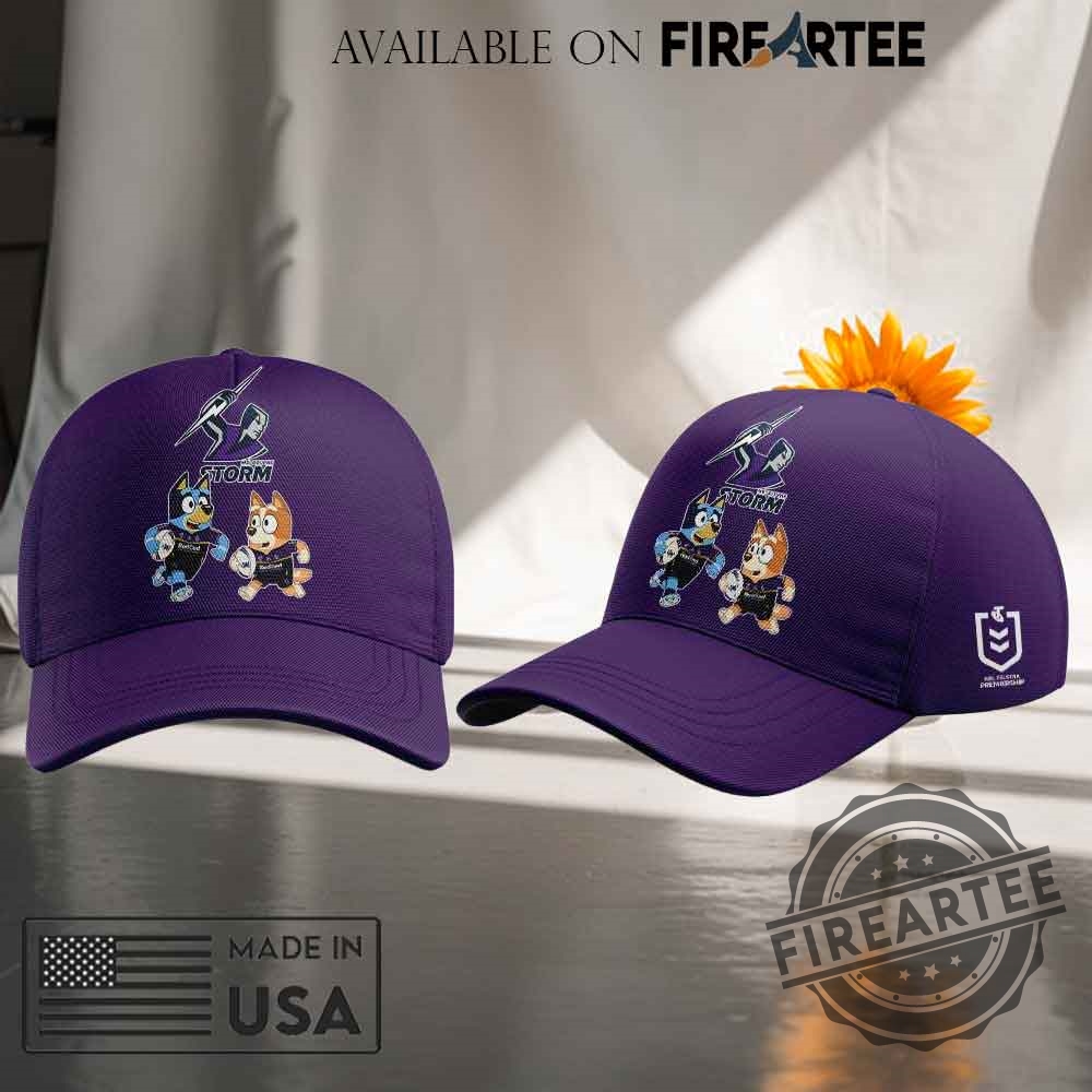 Melbourne Storm Bluey And Bingo Classic Cap 5 Melbourne Storm Bluey and Bingo Classic Cap