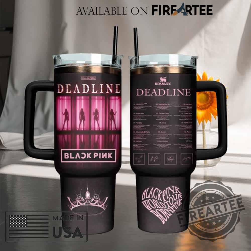 Blackpink Deadline World Tour Stanley Tumbler Kpop Fan Gift 5 Blackpink Deadline World Tour Stanley Tumbler Kpop Fan Gift