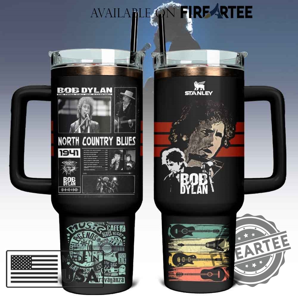 Bob Dylan Stanley Tumbler Music Legend Fan Gift 4 Bob Dylan Stanley Tumbler Music Legend Fan Gift