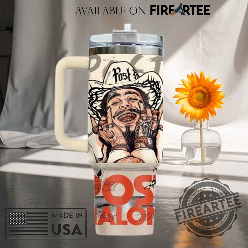 Post Malone Cowboy Soul 2025 Gift For Fans Stanley Tumbler 4 Post Malone Cowboy Soul 2025 Gift For Fans Stanley Tumbler