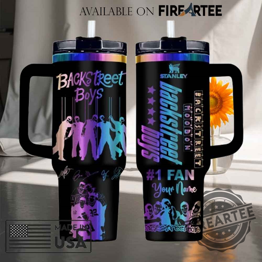 Backstreet Boys Stanley Engraved Tumbler 90S Boy Band Fan Gift