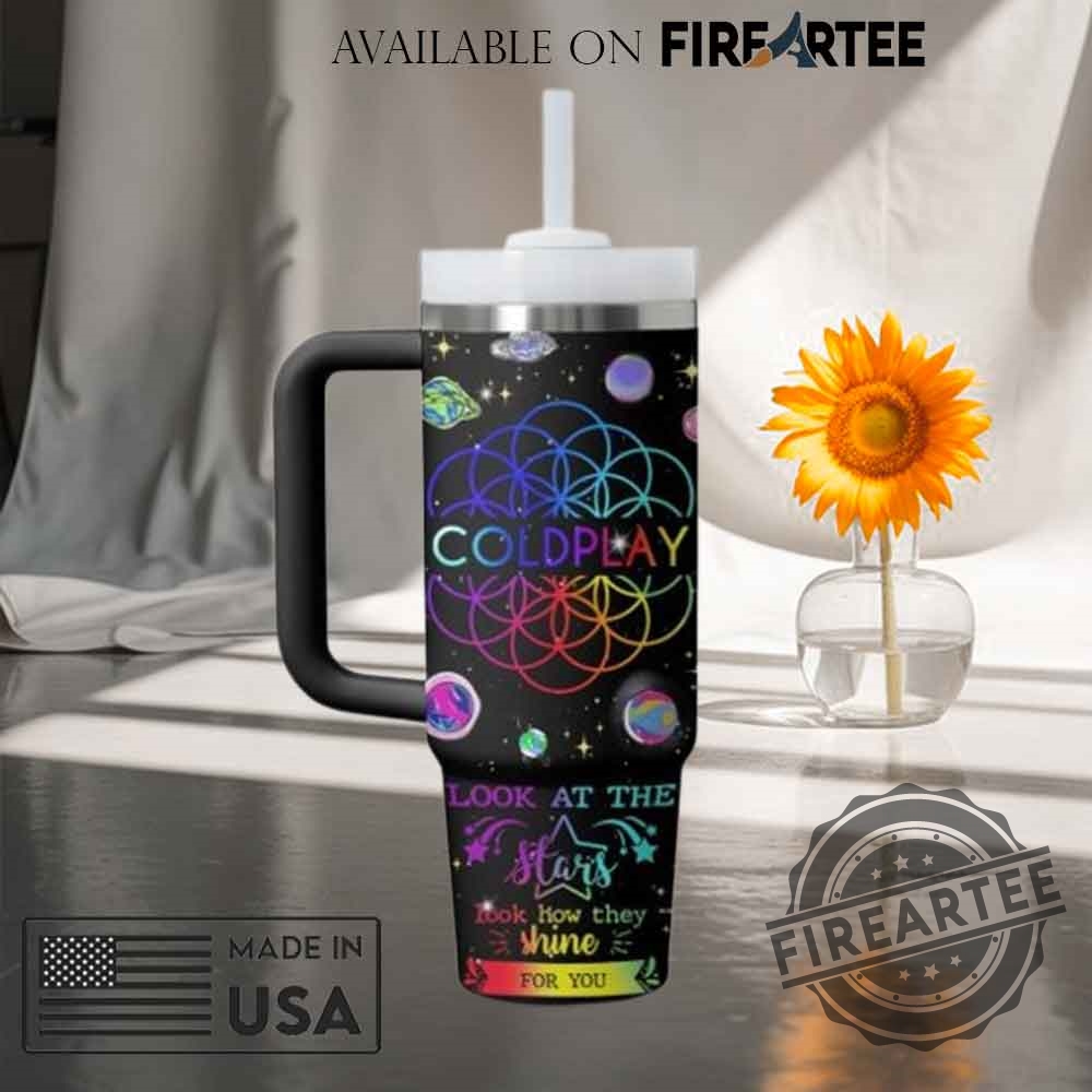 Coldplay Tumbler Look At The Stars Music Fan Gift 4 Coldplay Tumbler Look At The Stars Music Fan Gift