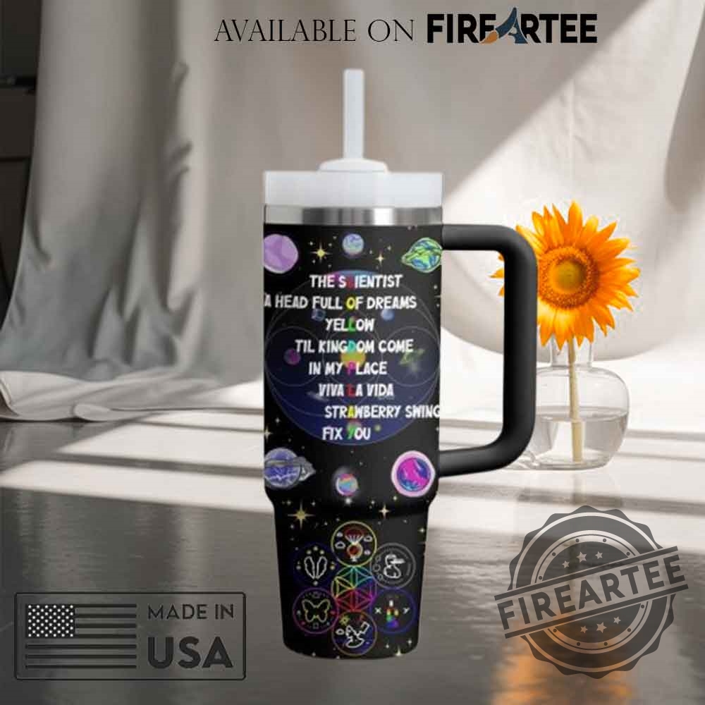 Coldplay Tumbler Look At The Stars Music Fan Gift 5 Coldplay Tumbler Look At The Stars Music Fan Gift