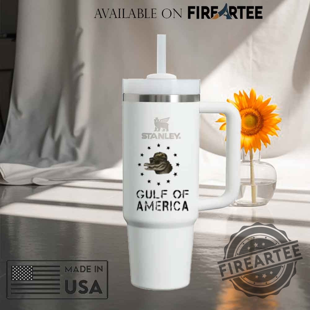 Gulf Of America Est 2025 Alligator Alcatraz Tumbler Stanley 5 Gulf Of America EST 2025 Alligator Alcatraz Tumbler Stanley