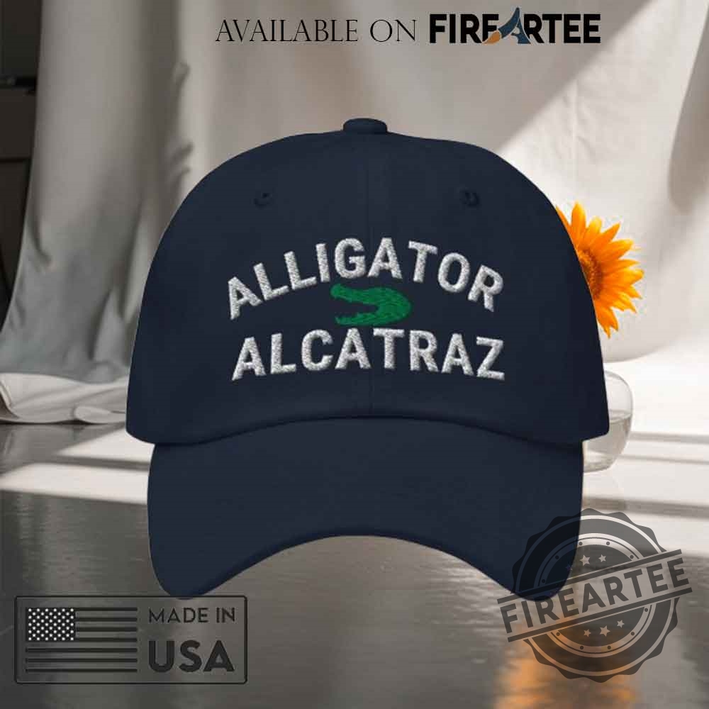 Alligator Alcatraz Hat Florida Everglades Embroidered Cap