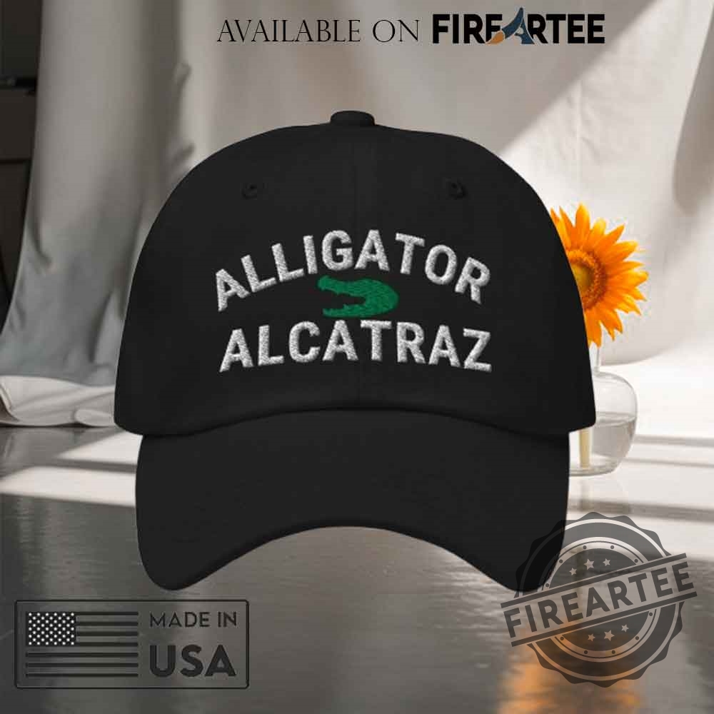 Alligator Alcatraz Hat Florida Everglades Embroidered Cap 3 Alligator Alcatraz Hat, Florida Everglades Embroidered Cap