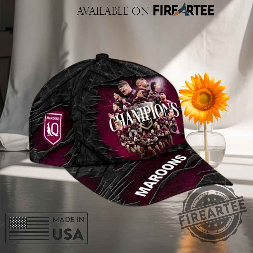 Queensland Maroons State Of Origin 2025 Champions Cap