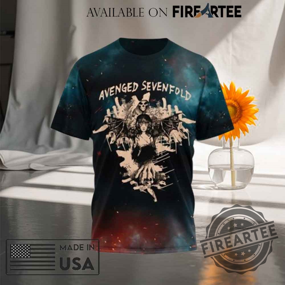 Avenged Sevenfold Latin America Tour 2025 Tshirt 4 Avenged Sevenfold Latin America Tour 2025 T-shirt