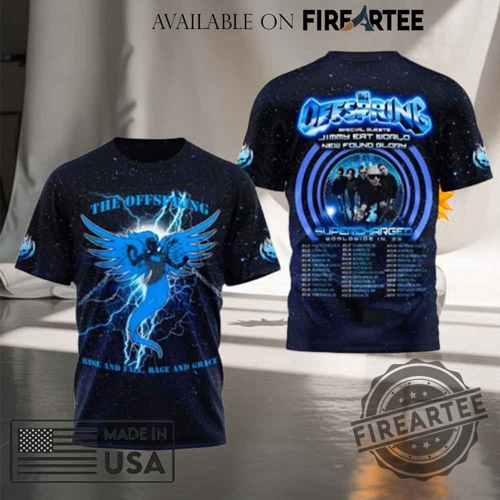 The Offspring Upercharged Worldwide In 25 Tshirt
