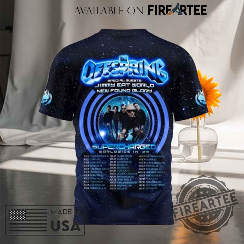 The Offspring Upercharged Worldwide In 25 Tshirt 5 The Offspring Upercharged Worldwide In 25 T-shirt