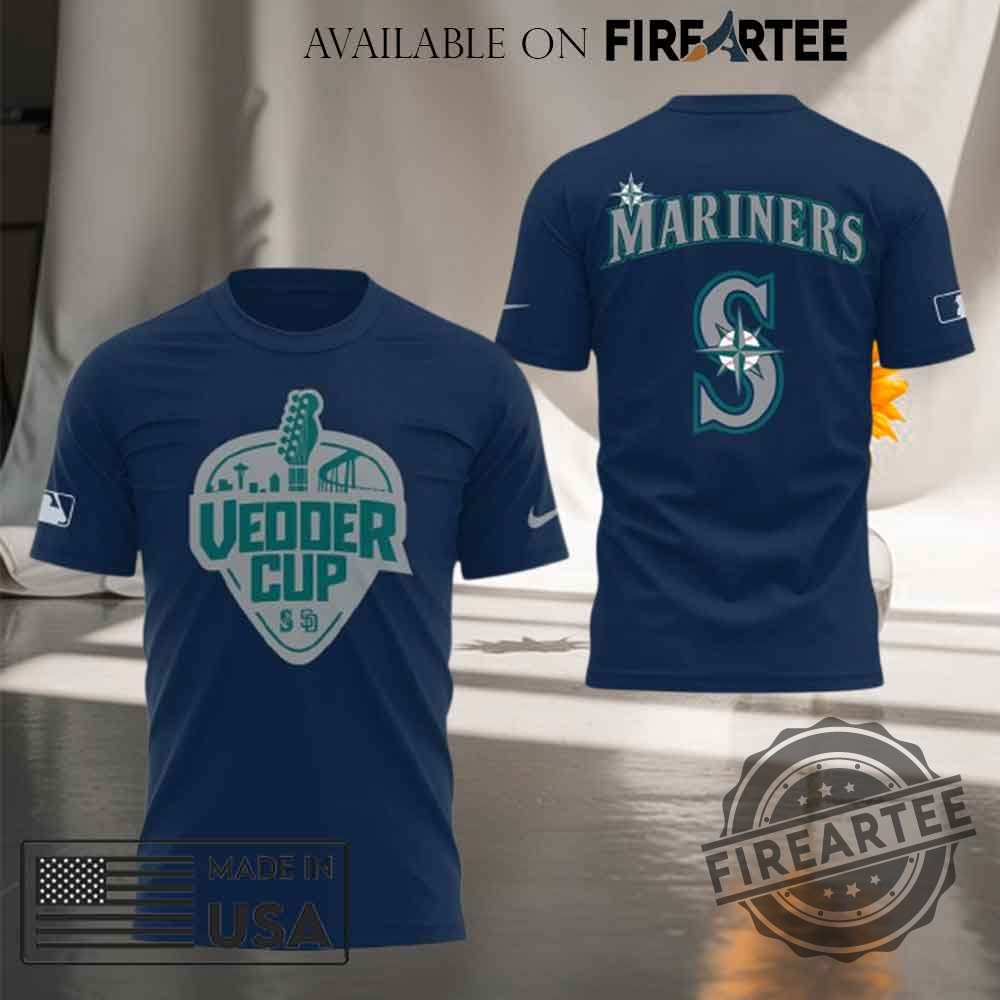 Seattle Mariners X Happy Vedder Cup Tshirt