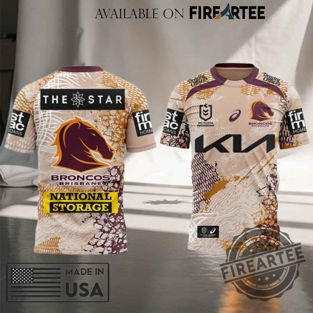 Brisbane Broncos Introducing Our 2025 Indigenous Tshirt Hoodie