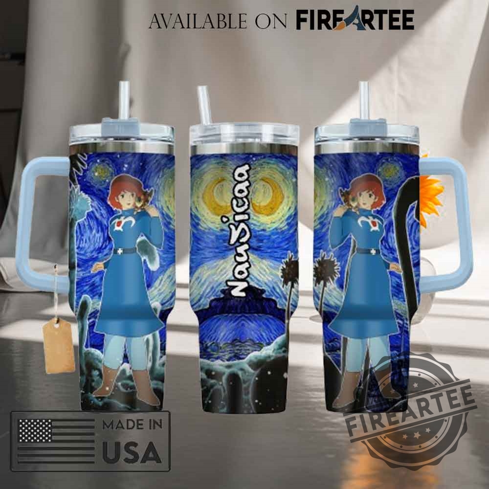 Nausicaa Of The Valley Of The Wind Tumbler Ghibli Fan Art Drinkware