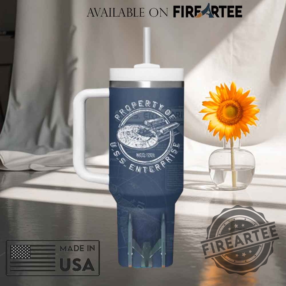 Star Trek Property Of U.S.S. Enterprise Customized Stanley Tumbler