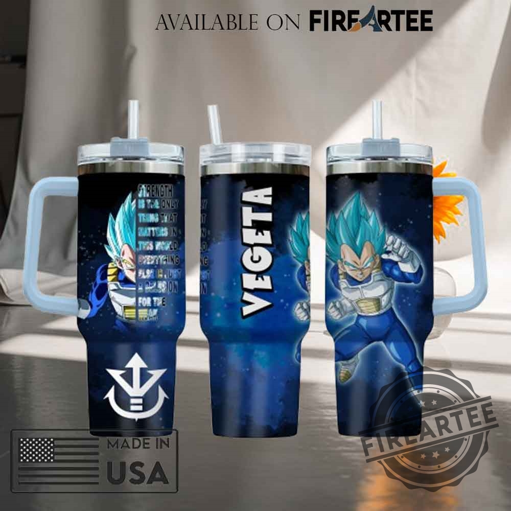 Dragon Ball Super Vegeta Travel Mug Anime Collectible Tumbler