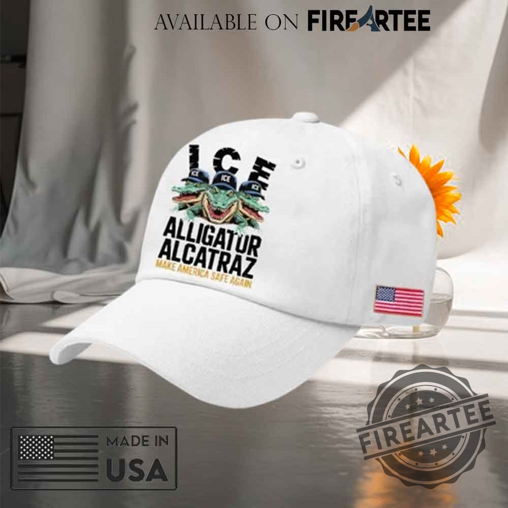Ice Alligator Alcatraz Make America Safe Again Print Hat 5 ICE Alligator Alcatraz Make America Safe Again Print Hat