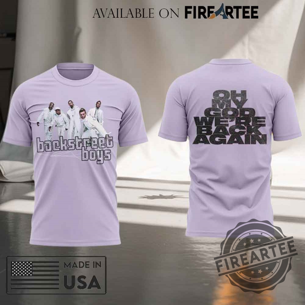 Backstreet Boys Tour Las Vegas Residency Were Back Again Tshirt