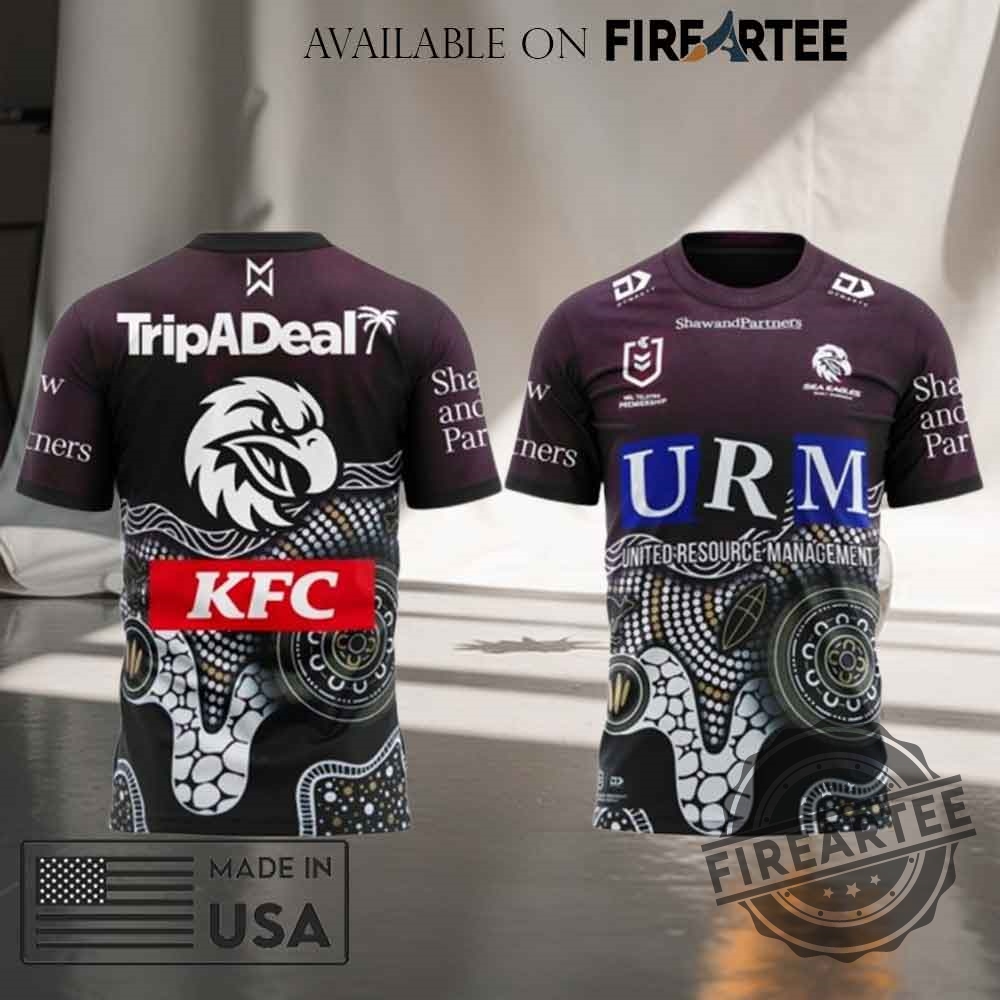 Manly Warringah Sea Eagles Our 2025 Indigenous Round Tshirt
