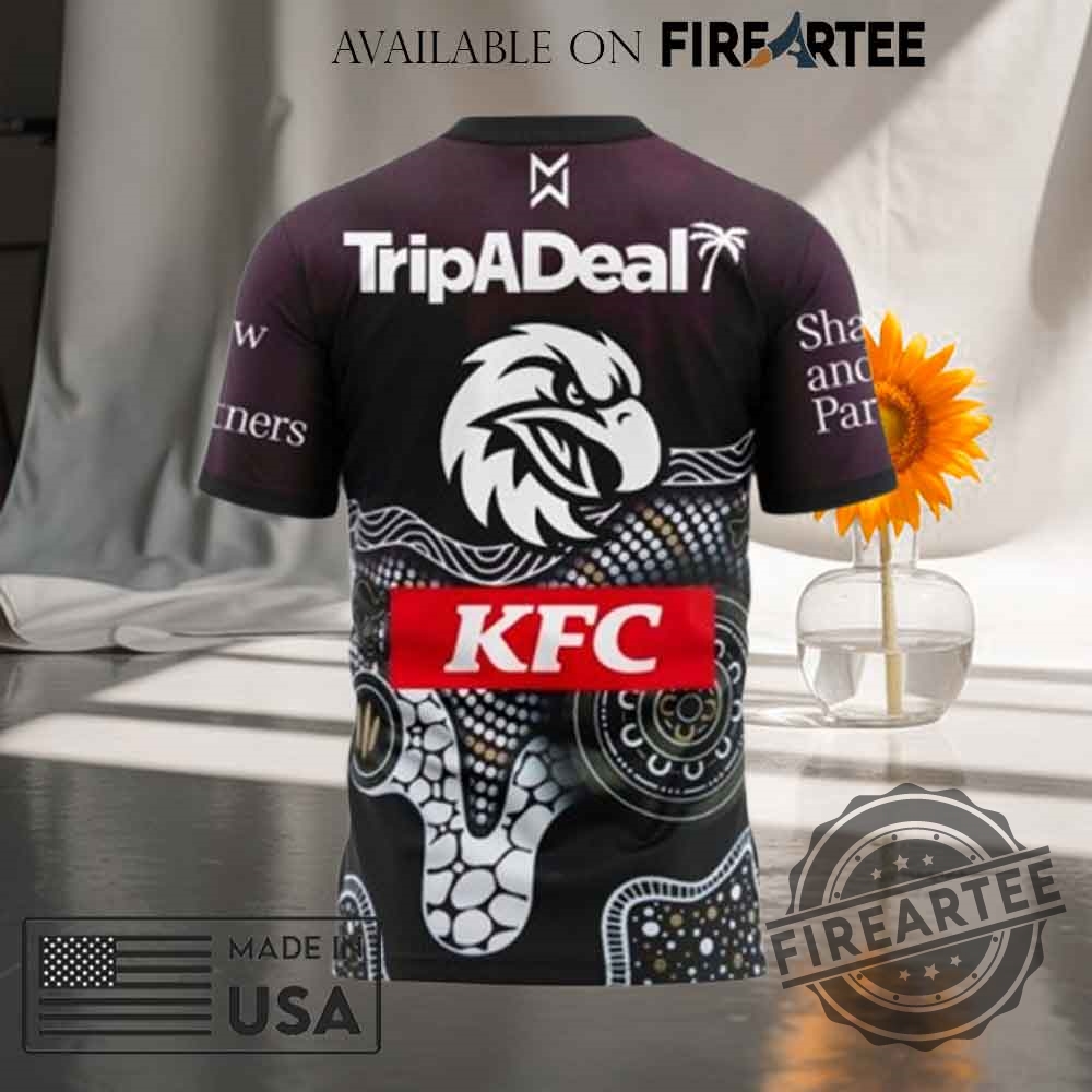 Manly Warringah Sea Eagles Our 2025 Indigenous Round T-shirt 7 Manly Warringah Sea Eagles Our 2025 Indigenous Round T-shirt