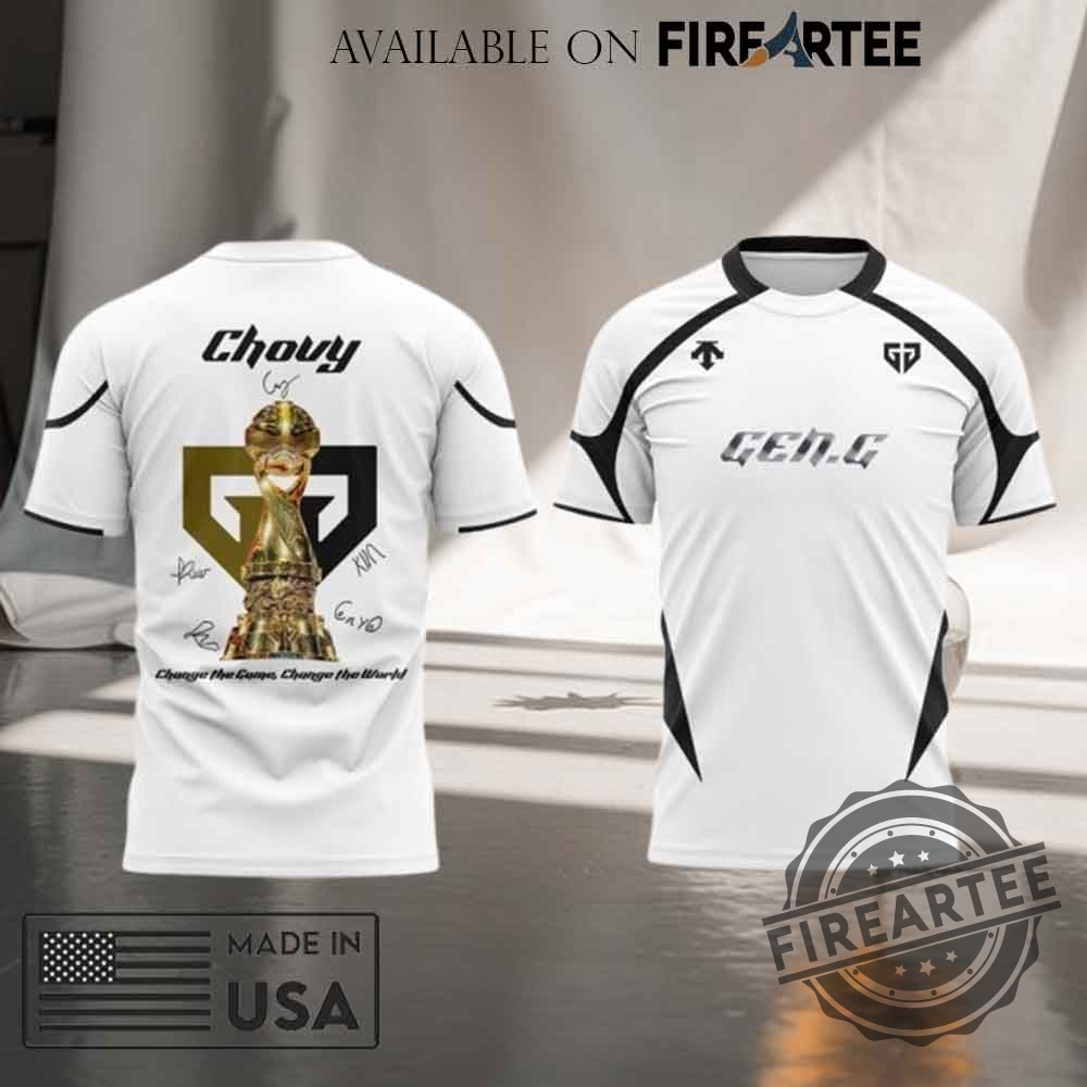 Gen.G 2025 Msi Champions Chovy Tshirt