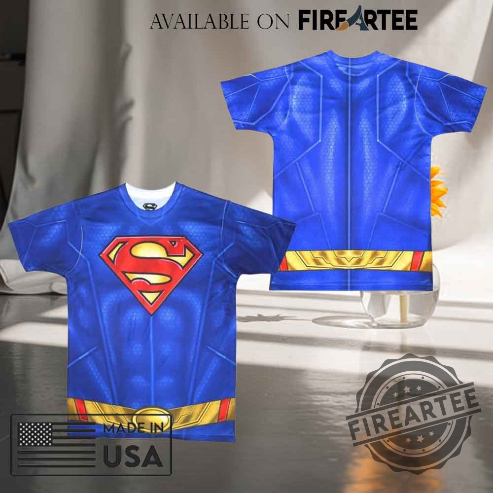 Dc Comics Superman Muscle All Over Print Tshirt