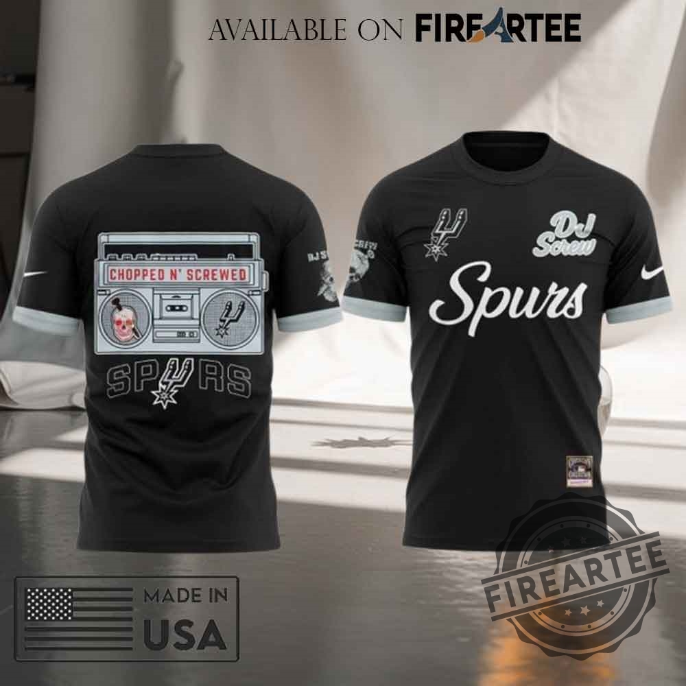 San Antonio Spurs X Dj Screw 2025 Tshirt