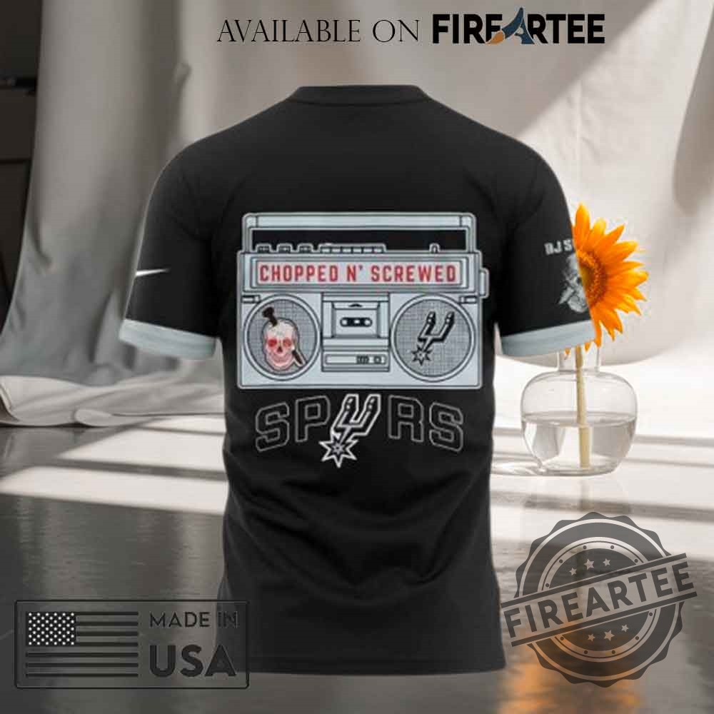 San Antonio Spurs x DJ Screw 2025 T-shirt 7 San Antonio Spurs x DJ Screw 2025 T-shirt