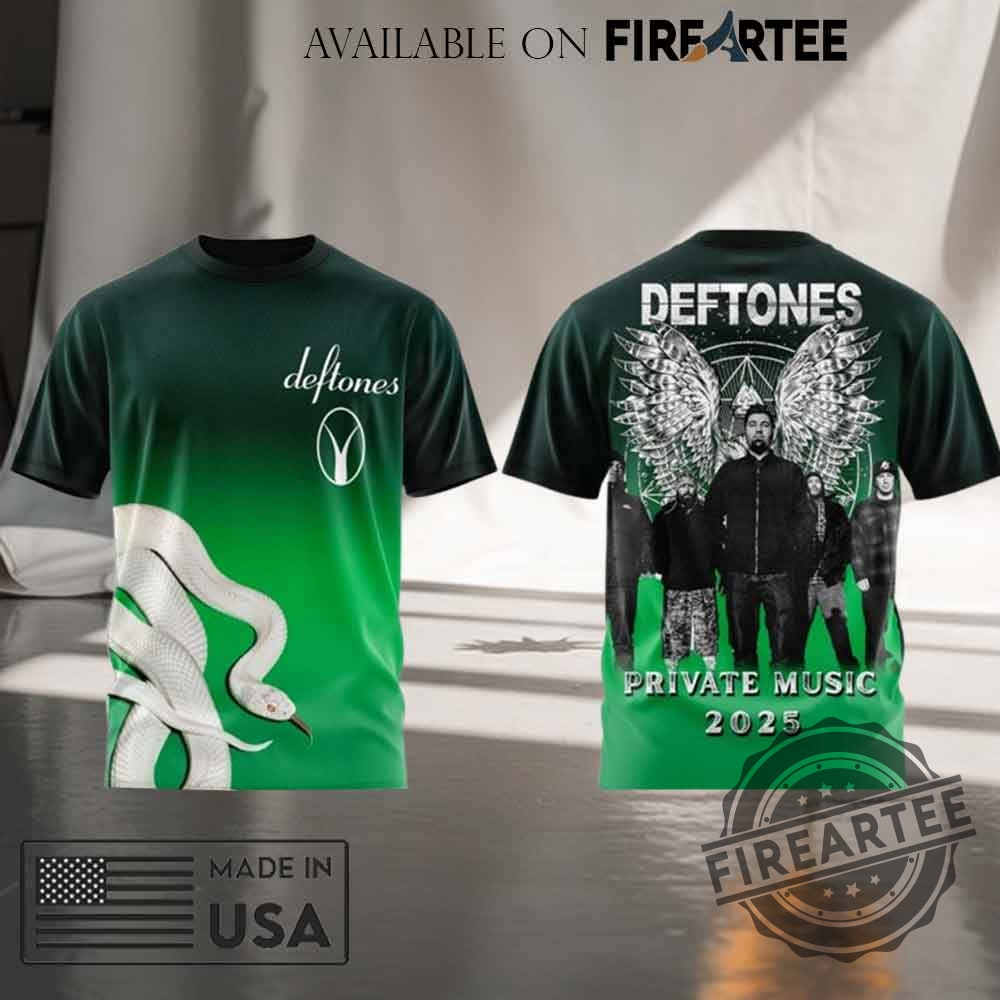 Deftones Private Music 2025 Tshirt