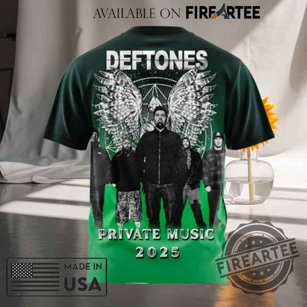 Deftones Private Music 2025 T-Shirt 5 Deftones Private Music 2025 T-Shirt