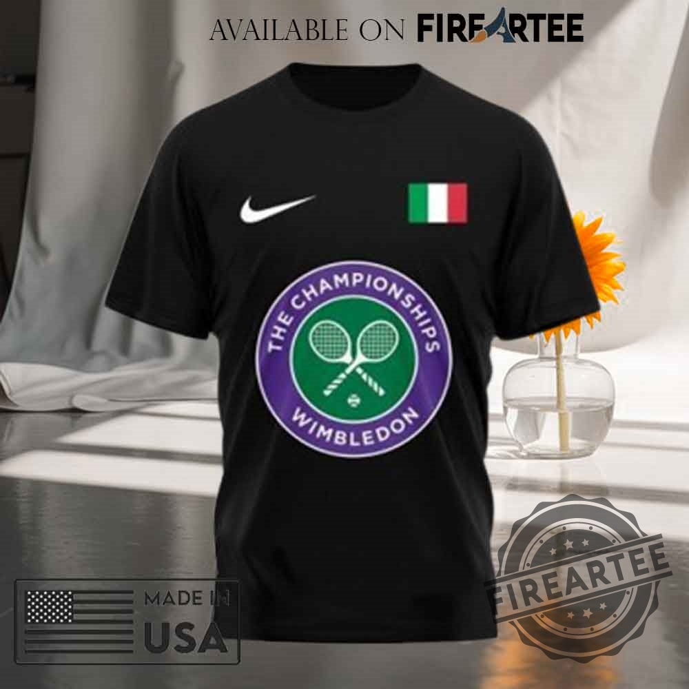 Jannik Sinner Champions Wimbledon 2025 Tshirt 4 Jannik Sinner Champions Wimbledon 2025 T-Shirt