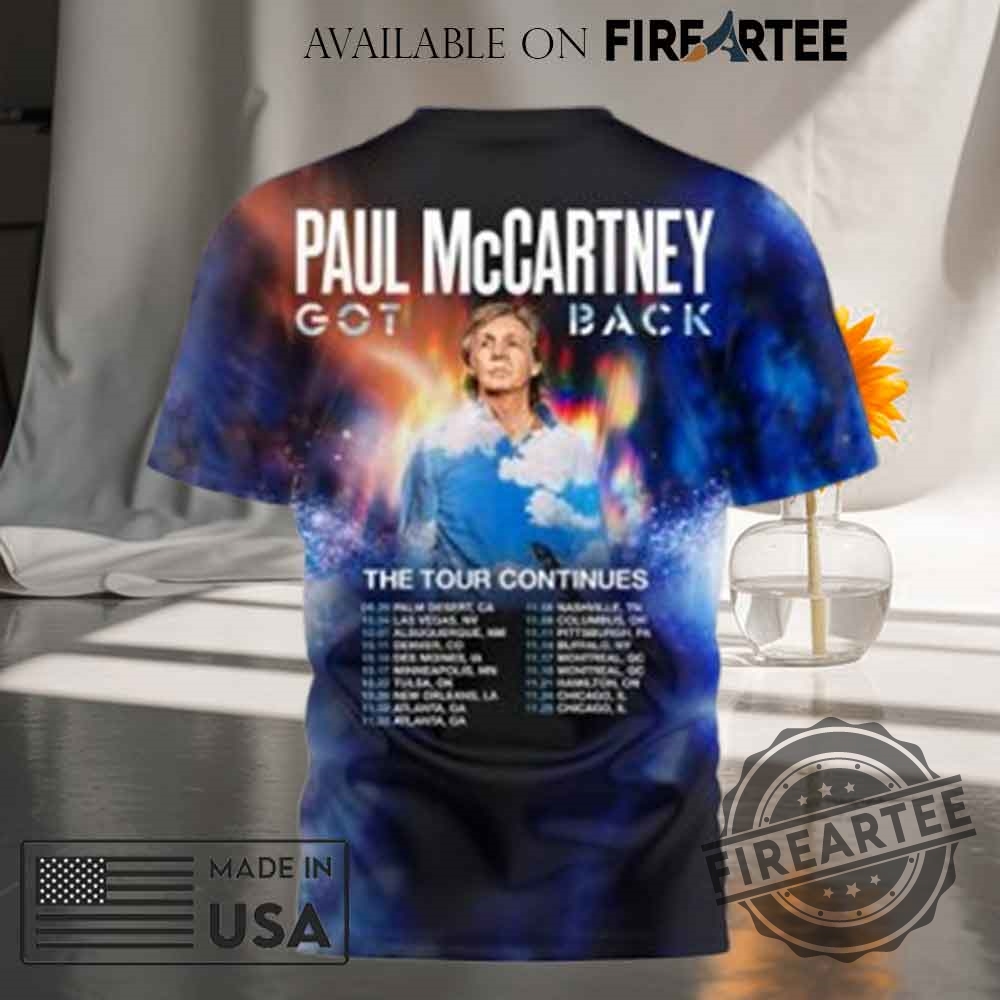 Paul Mccartney Got Back The Tour Continues Tshirt 6 Paul Mccartney Got Back The Tour Continues T-shirt