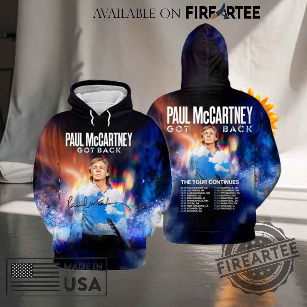 Paul Mccartney Got Back The Tour Continues Tshirt 7 Paul Mccartney Got Back The Tour Continues T-shirt