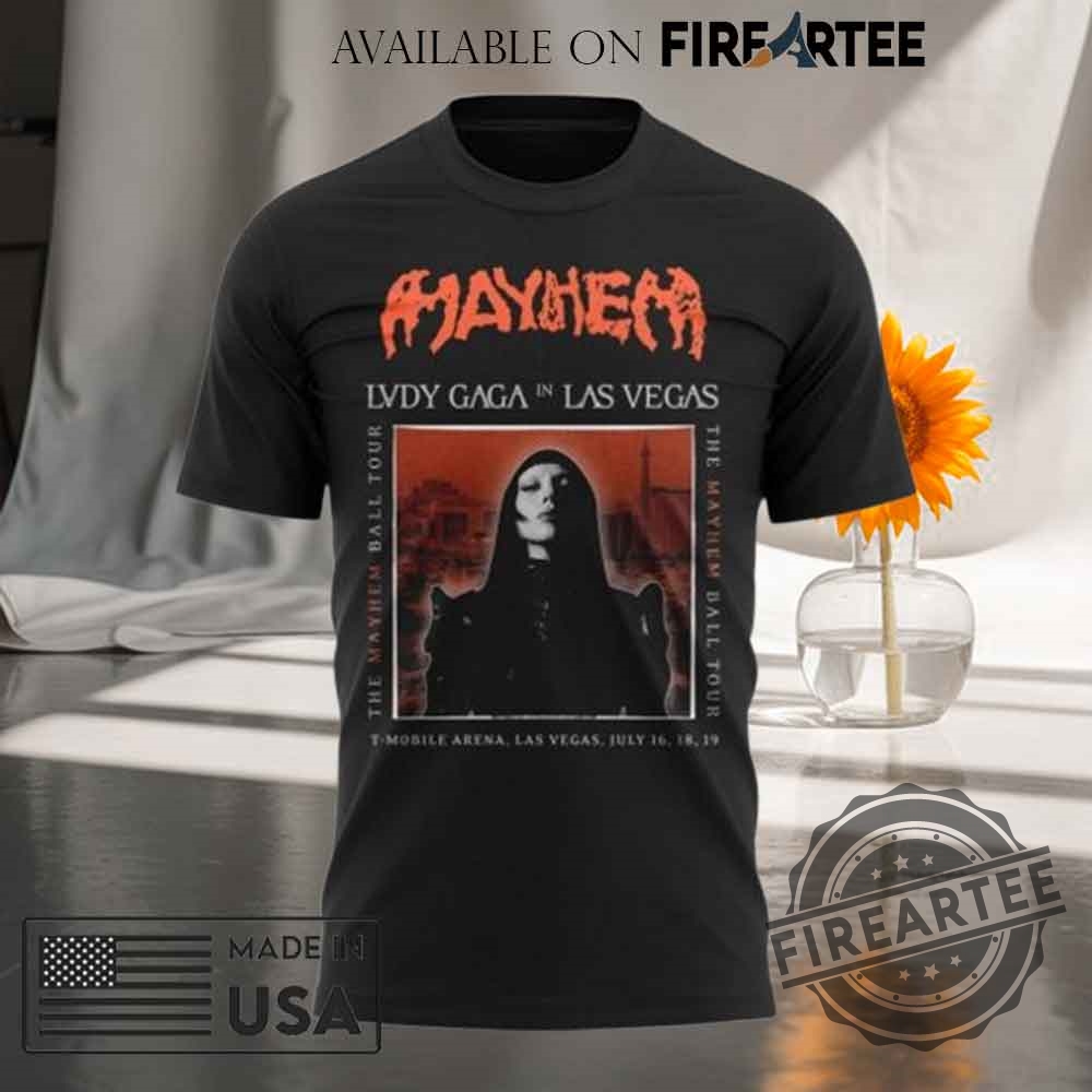 Lady Gaga Mayhem Tour Las Vegas 2025 Limited Tshirt 4 Lady Gaga Mayhem Tour Las Vegas 2025 Limited T-Shirt