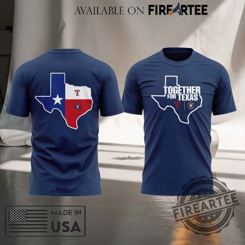 Houston Astros Together For Texas 2025 Navy Tshirt