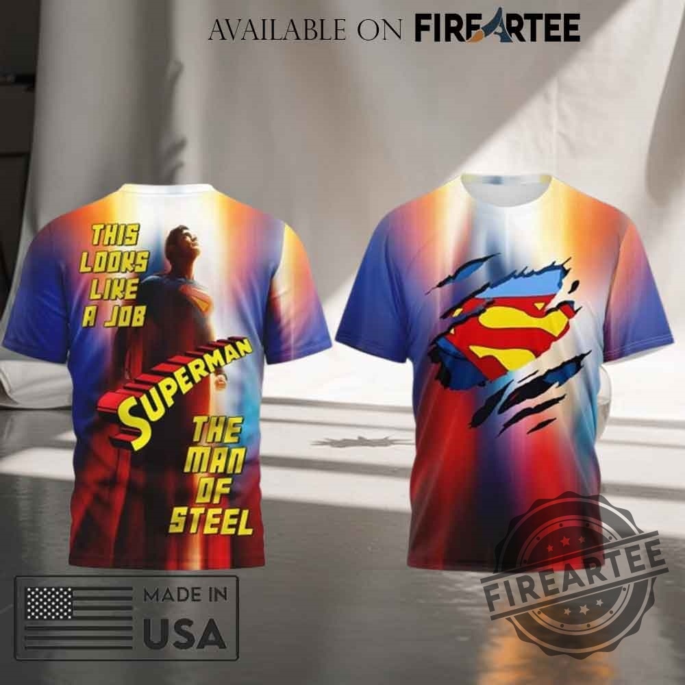 Superman The Man Of Steel Tshirt