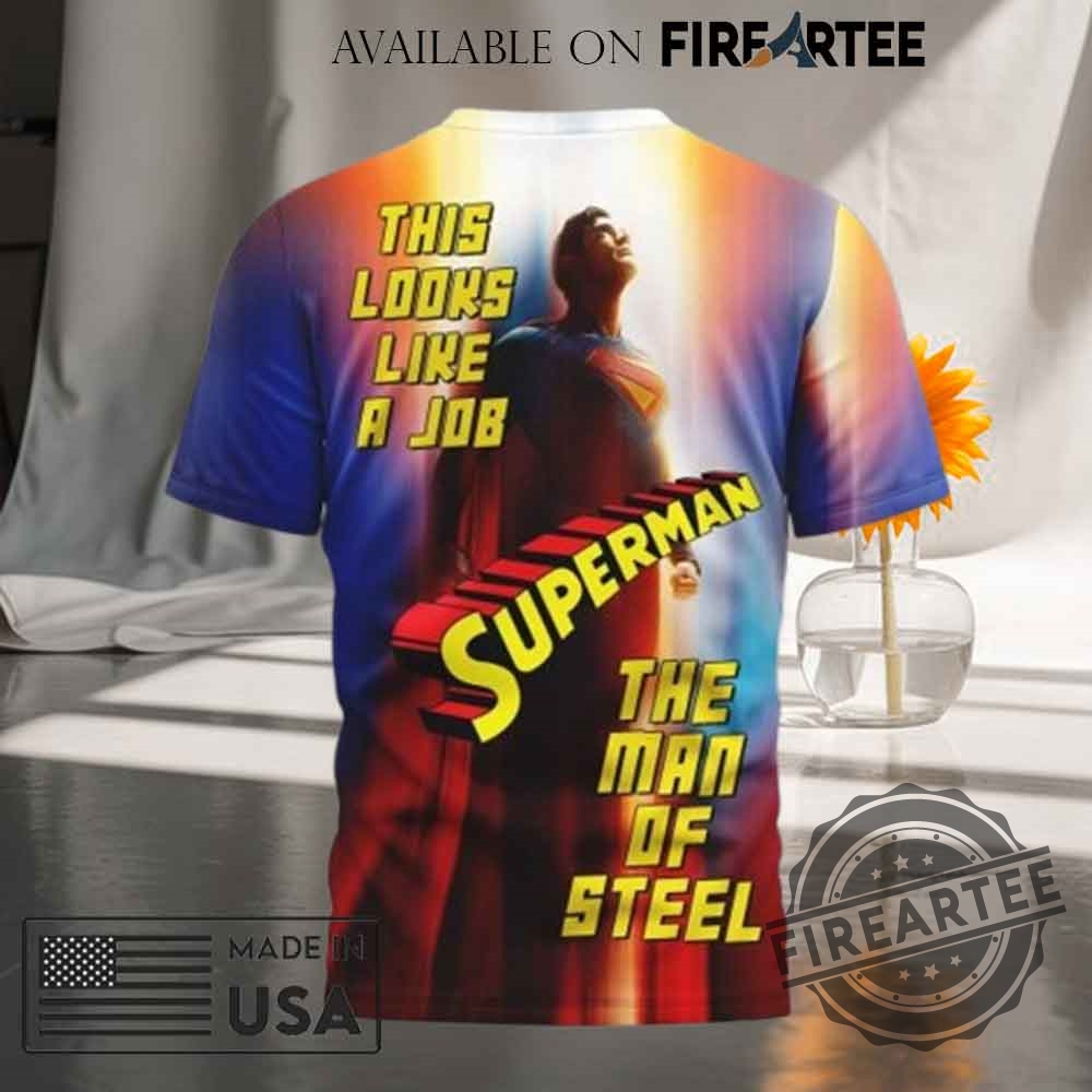 Superman The Man Of Steel Tshirt 5 Superman The Man Of Steel T-shirt