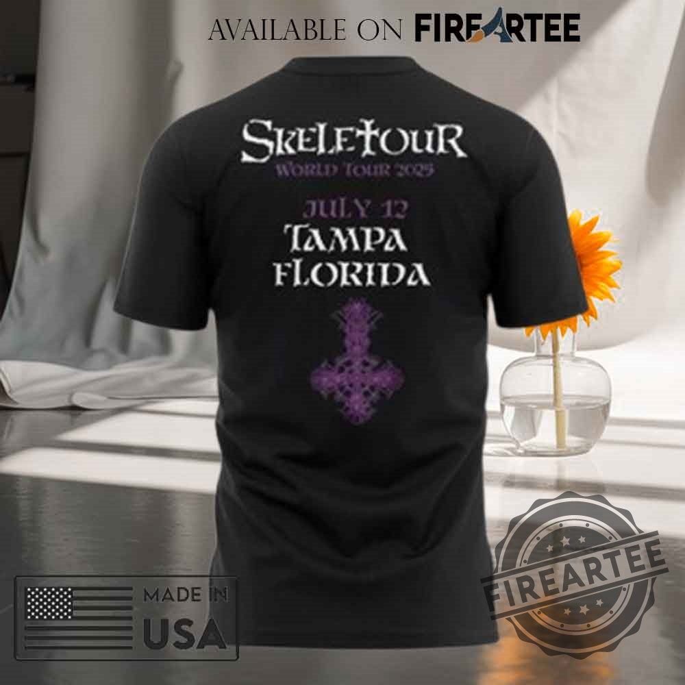 The Band Ghost The Skeletour At Tampa Tshirt 5 The Band Ghost “The SKELETOUR” at Tampa T-shirt