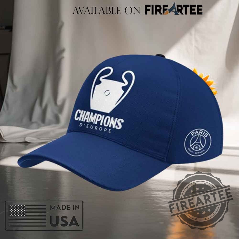 Paris Saintgermain Uefa Champions League 2025 Champions Cap 5 Paris Saint-Germain UEFA Champions League 2025 Champions Cap