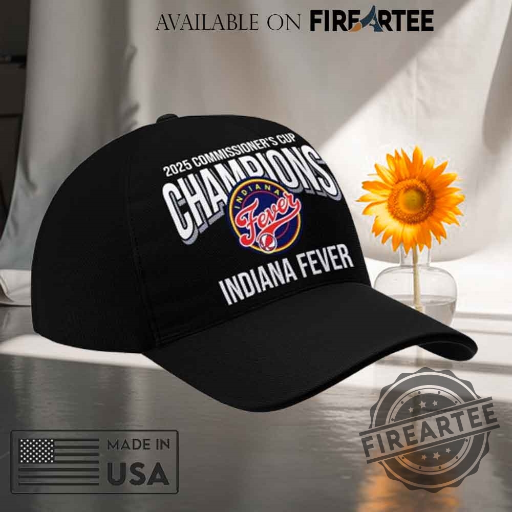 Indiana Fever 2025 Commissioners Cup Champions Classic Cap 4 Indiana Fever 2025 Commissioner’s Cup Champions Classic Cap