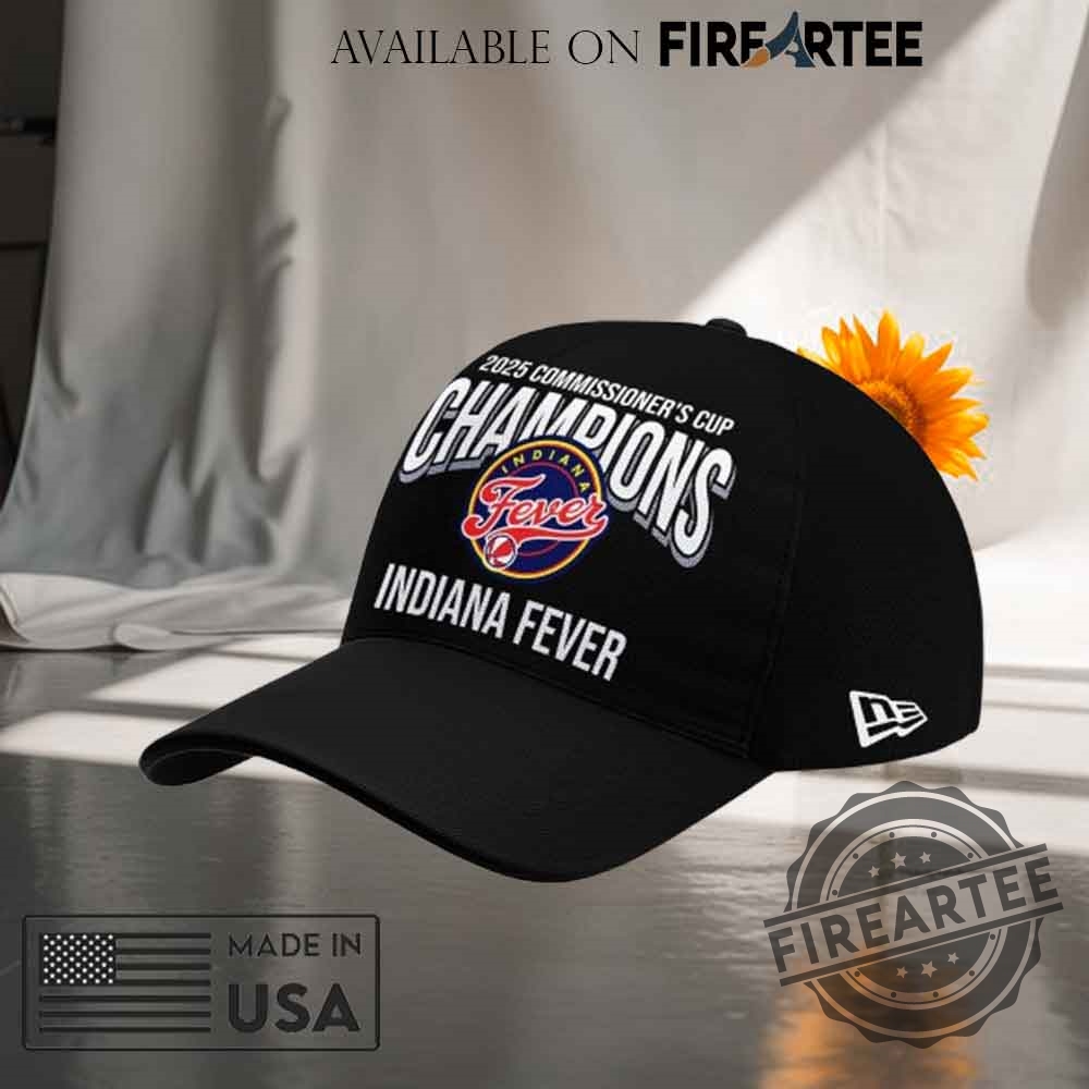 Indiana Fever 2025 Commissioners Cup Champions Classic Cap 5 Indiana Fever 2025 Commissioner’s Cup Champions Classic Cap