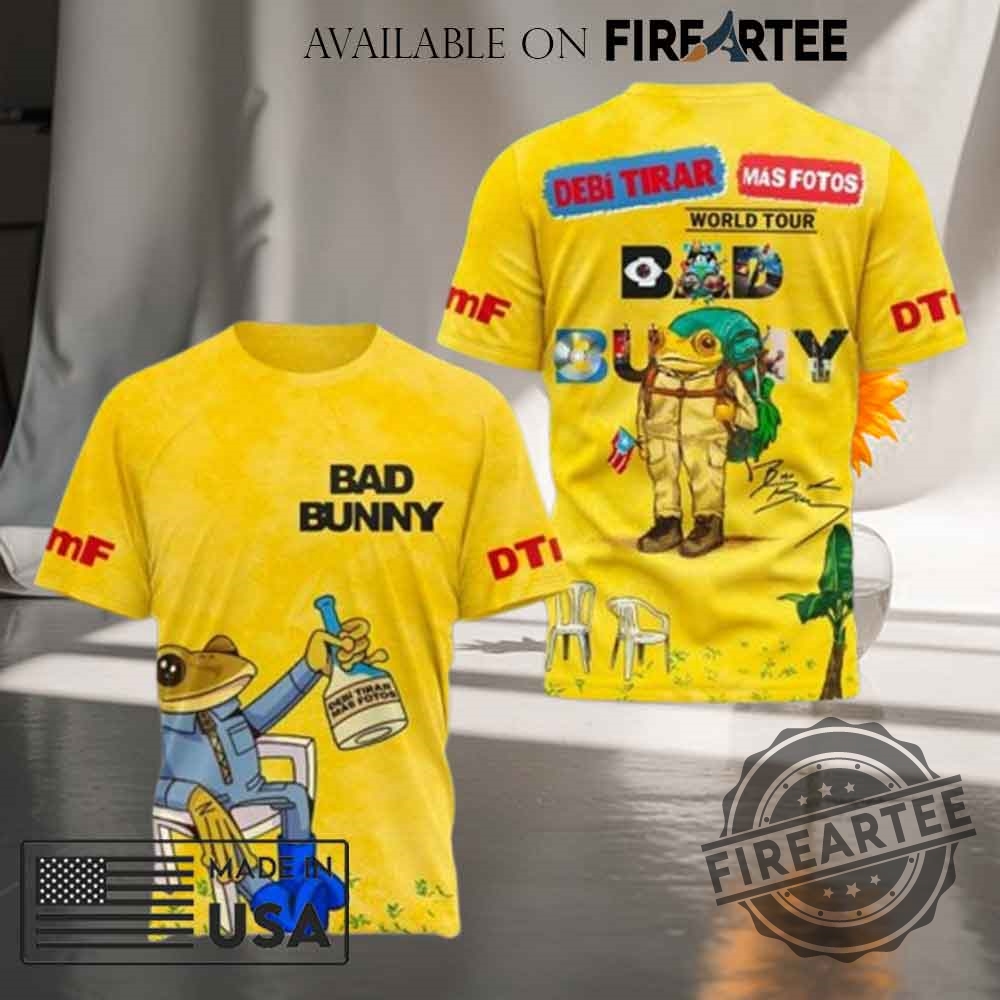 Bad Bunny Debí Tirar Más Fotos World Tour Tshirt