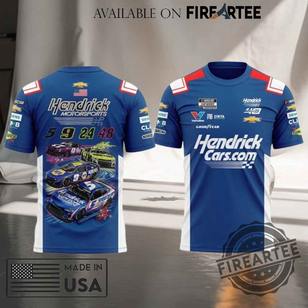 Hendrick Motorsports Team Collection Blue Hoodie Shirt