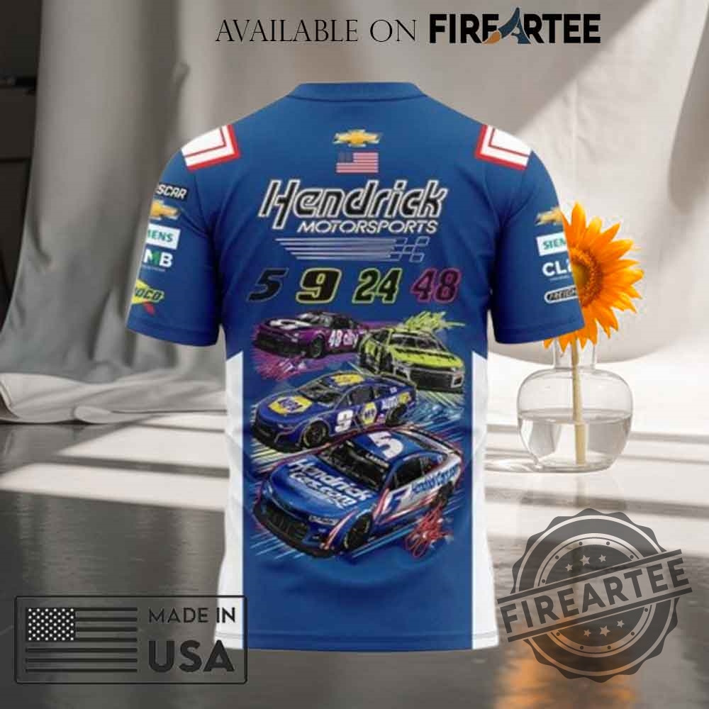 Hendrick Motorsports Team Collection Blue Hoodie Shirt 6 Hendrick Motorsports Team Collection Blue Hoodie Shirt