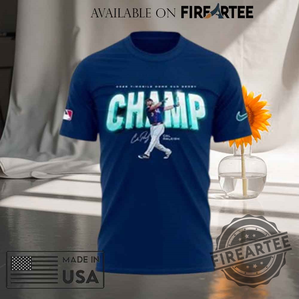 Seattle Mariners Cal Raleigh 2025 Home Run Derby Champ Tshirt 4 Seattle Mariners Cal Raleigh 2025 Home Run Derby Champ T-shirt