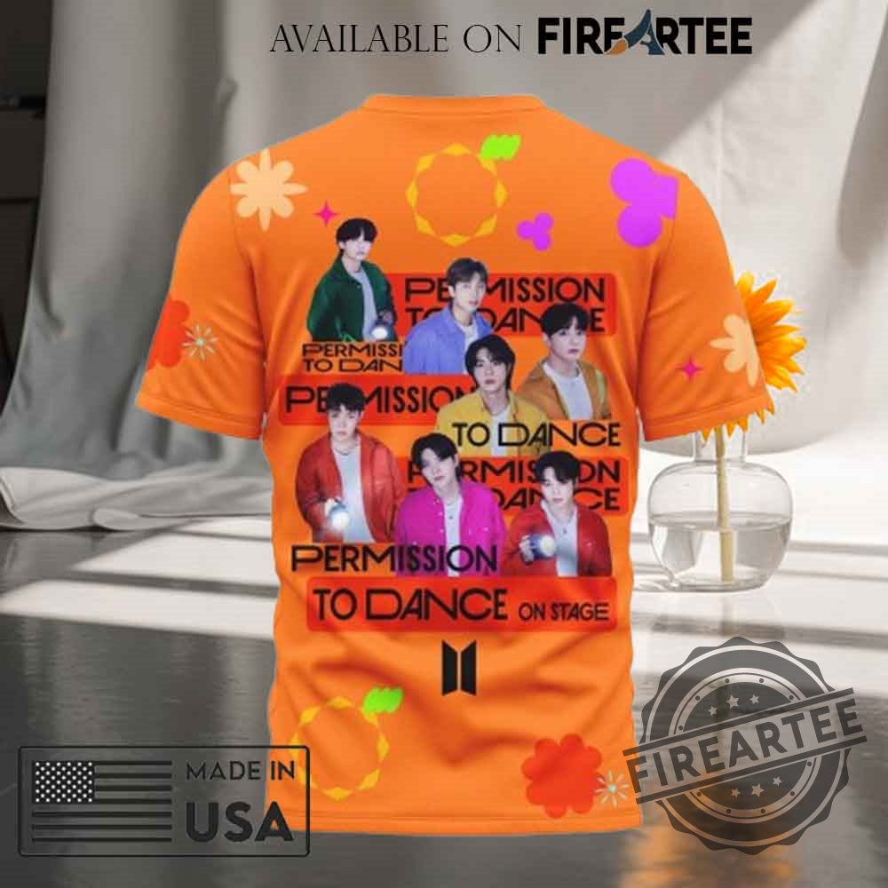 Permission To Dance On Stage Live Tshirt 4 Permission To Dance On Stage Live T-shirt