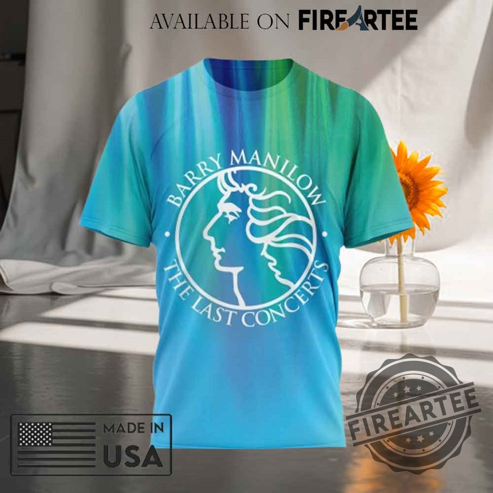 Barry Manilow The Last Concerts 2025 Tshirt 4 Barry Manilow The Last Concerts 2025 T-shirt
