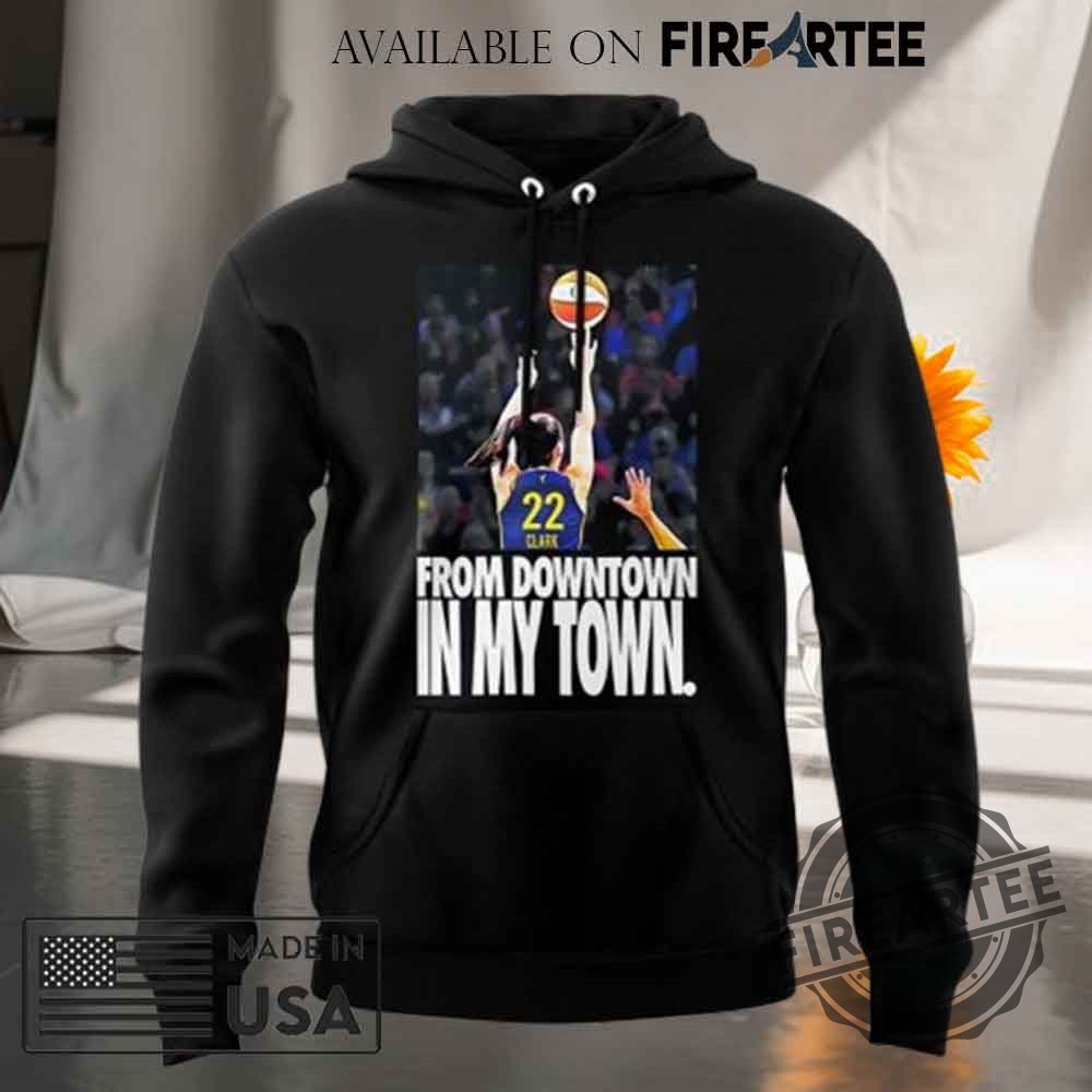 Wnba All Star Indiana Fever Caitlin Clark From Downtown Tshirt 4 WNBA All Star Indiana Fever Caitlin Clark From Downtown T-shirt