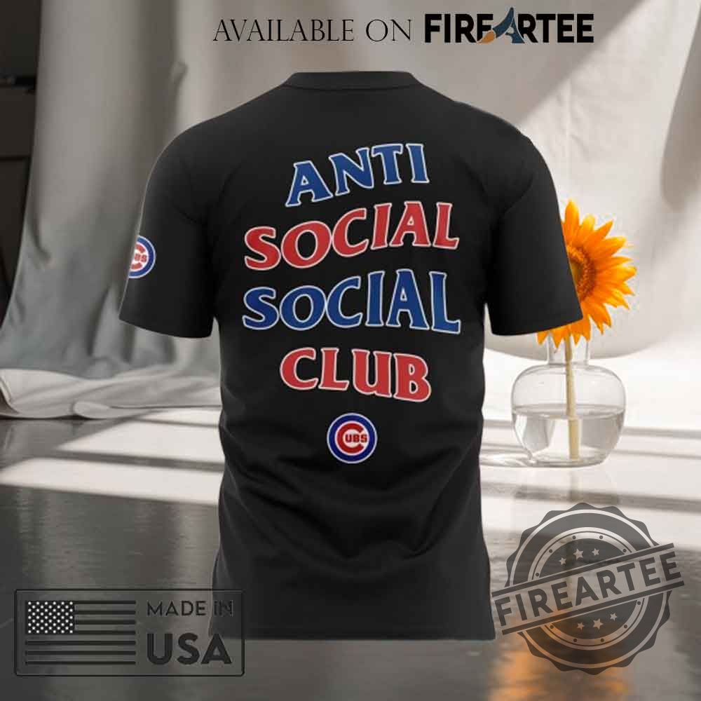 Chicago Cubs X Anti Social Social Club Tshirt 5 Chicago Cubs x Anti Social Social Club T-shirt