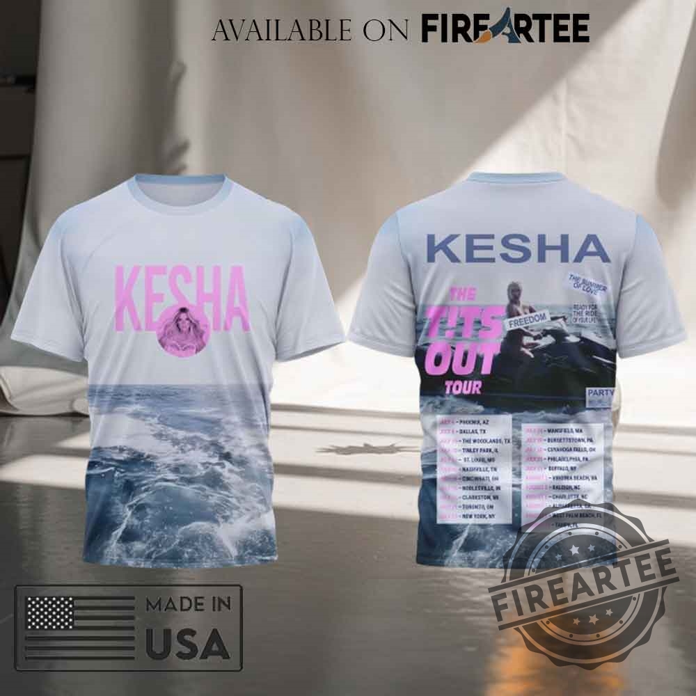 Kesha The Tits Out Tour 2025 Tshirt