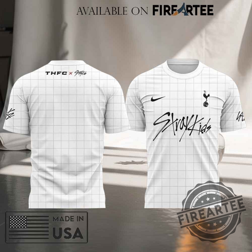 Tottenham Hotspur Collab With Stray Kids White Tshirt